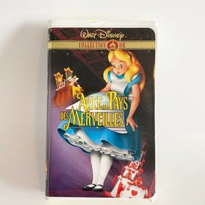 VHS Disney Gold Collection French Alice aux Pays des Merveilles Animation